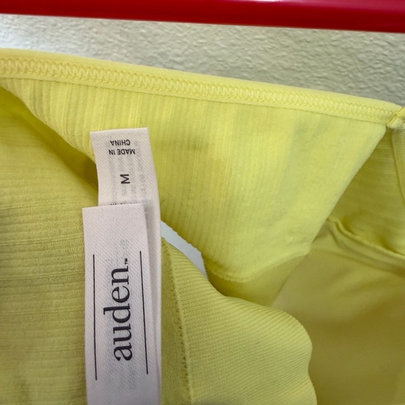 Yellow Ribbed Bra - Picture 3 of 4